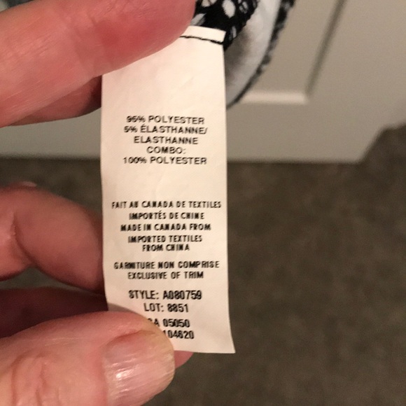 Jacob black and white knee length dress - Picture 4 of 5